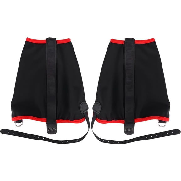 2 Pcs Long-Lasting Outdoor Hiking Shoe Covers, Waterproof Nylon Shoe Cover with Adhesive Strap, Easy Adjustable Fit for Men, Anti-Dust and Bugs Protection, Convenient Storage Bag Included