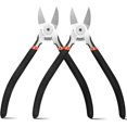 thumbnail image 1 of FrostHike 2 Pieces Zip Ties Cutters Electrical Wire Cutter 5 Inch Precision Side Cutter Heavy Duty Flush Cutting Pliers with Longer Flush Cutting Edge Spring-loaded for Crafting Cables Wires Zip Ties, 1 of 5