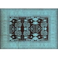 thumbnail image 1 of Ahgly Company Indoor Rectangle Oriental Light Blue Industrial Area Rugs, 8' x 10', 1 of 4
