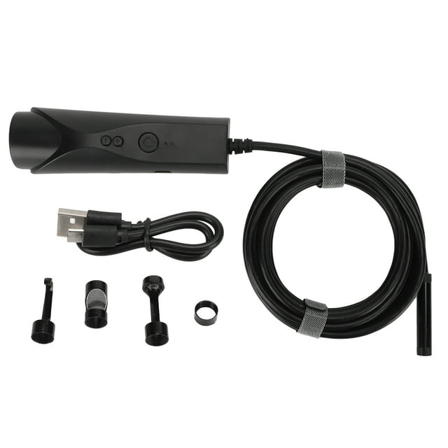 Boroscopio WiFi cámara de 8mm HD 1080P IP67 cámara de inspección de endoscopio inalámbrico impermeable con 6 LED para Android para IOS 5m/16,4 pies