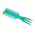thumbnail image 4 of MERIGLARE Hairdressing Cutting Comb Heat Resistant Detangling Combs Teasing Comb Green, 4 of 6