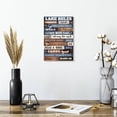 thumbnail image 2 of Elephant Stock Lake House Rules Typography Wall Art - Vertical Canvas Wall Art - Living Room Wall Decor - Inspirational And Typography Canvas - Gray And Brown Decor - 8" x 12", 2 of 8