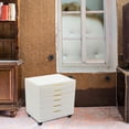 thumbnail image 6 of Miniature Cabinet Dollhouse Nightstand Storage Feature White Finish for Ob11 Bedroom Decor, 6 of 7