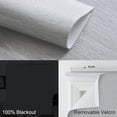 thumbnail image 4 of Yoolax Motorized Sliding Panel Track Blind Blackout Smart Vertical Blinds Electric Window Shade with WiFi Hardwire Power Motor for Patio Glass Door(Blackout Foggy Grey,80"W x 84"H), 4 of 7