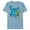 Ocean Blue, variant on Disney Pixar Monsters University Sulley and Mike T-Shirt- Short Sleeve Blended T-Shirt for Adults - Customized-Dark Heather