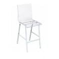 thumbnail image 2 of Home Roots Furniture 286228 39 x 19 x 16 in. Acrylic & Counter Height Chair - Chrome, 2 of 2