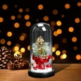 thumbnail image 5 of HCTSHG Christmas Tree in Glass Dome Tabletop Christmas Tree with Lights in Glass Dome for Xmas Home Indoor Room Christmas Decorations Desktop, 5 of 5