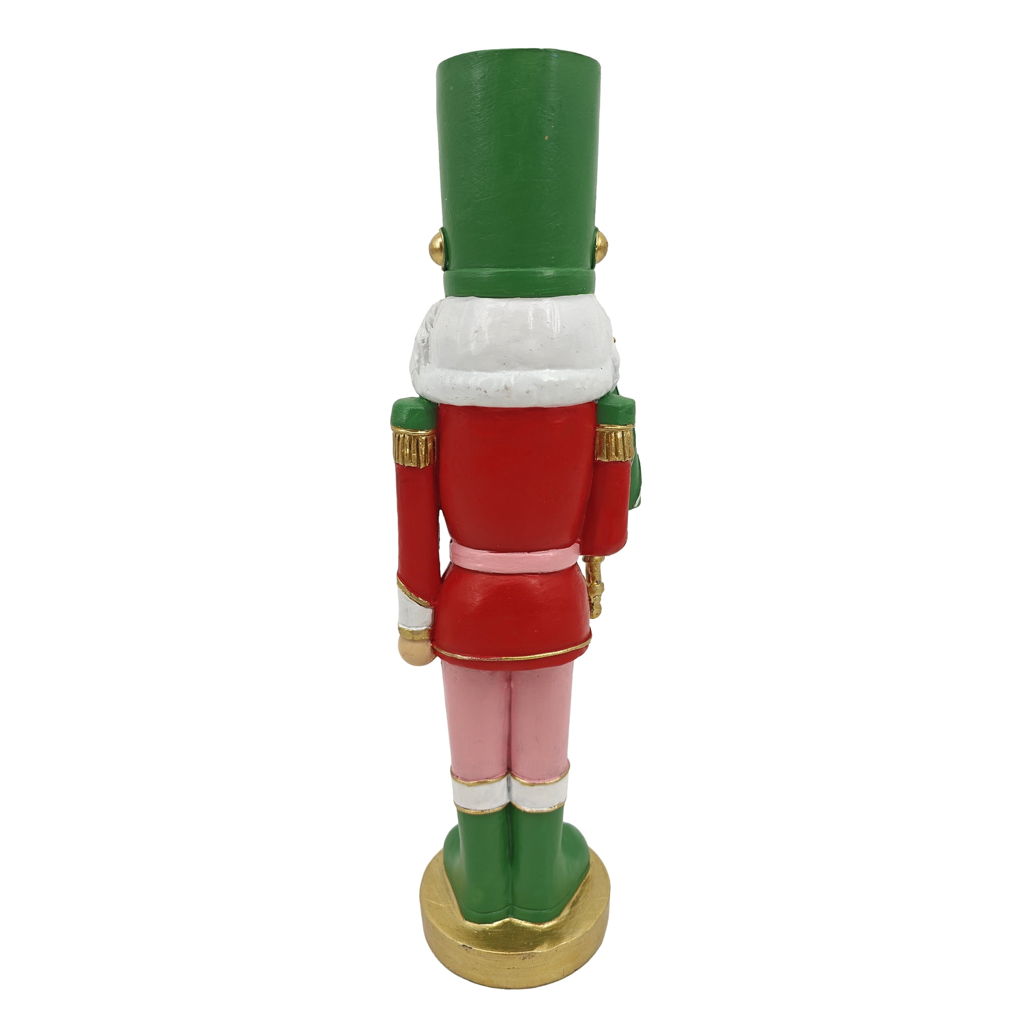 Holiday Time Resin Nutcracker With Tree