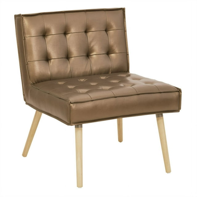 Ave Six Amity Turfed Accent Chair, Sizzle Copper