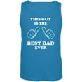 thumbnail image 1 of Father's Day This Guy Best Dad Ever Turquoise Adult Tank Top, 1 of 1