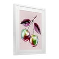 thumbnail image 3 of Stupell Industries Chromatic Cherries on Pink White Framed Print Under Glass design by Lil' Rue, 21 x 17, 3 of 10