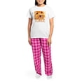 thumbnail image 4 of CafePress - Yorkie Women's Light Pajamas - Women's Short Sleeve Print T-Shirt and Pants Light Cotton Pajama Set, 4 of 7
