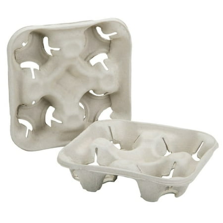 

SKILCRAFT NSN6795433 Compostable Beverage Tray 300 / Box Beige