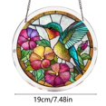 thumbnail image 3 of Tong Acrylic Puzzle Style Colored Glass Style Hanging Featuring Unique Irregular Shapes As Home Art Which Can Be Installed On Windows1, 3 of 4