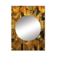 thumbnail image 2 of Designart "Geometric Wonders in Bold Gold and Black II" Abstract Geometric Mirror Wall Decor - Modern Gold Abstract Large Mirror For Wall Art Decor - 40" x 30" Inch, 2 of 5