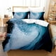 thumbnail image 2 of 3D Sea Wave Paisaje Funda nórdica Set Ropa de cama Set Funda nórdica Fundas de almohada 93, 2 of 3