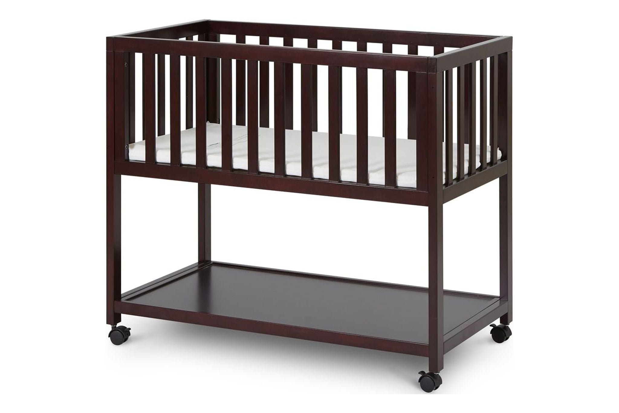 AFG Baby Furniture Mila Wooden Portable Bassinet Espresso