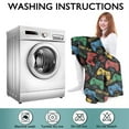 thumbnail image 6 of Wearable Oversized Blanket,Multicolor Controllers Games Icons Black Pattern Wearable Blanket Hoodie for Adults,Cozy Hooded Blankets with Super Pockets,Super Warm Fuzzy Pullover for Women & Men, 6 of 6