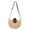 A-995, variant on Rattan Straw Bag for Women | Hand Woven Mini Tote | Summer Beach Boho Purse | Semicircular Shoulder Satchel | Versatile Handbag for Travel, Pool, Parties | Casual Hollowed-Out Wicker Style