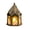 B, variant on Matoen Christmas Small Lantern Decorative, Christmas Centerpieces for Tables, LED Flame Effect Lanterns, Vintage Black Lanterns Decorative, Hanging Lantern for Tree Ornaments