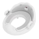 thumbnail image 5 of Asiento Para Ir Al Baño Para Niños Pequeños, Asiento De Entrenamiento Desmontable Gris De Fácil Limpieza Para Ir Al Baño Para Uso Diario, 5 of 7