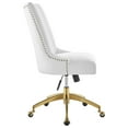 thumbnail image 3 of Modway Empower Channel Tufted Performance Velvet Office Chair in Gold White, 3 of 9