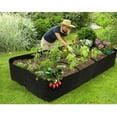 thumbnail image 1 of Elevate Your Gardening Experience With Reusable Durable, Breathable Non-Woven Fabric Raised Garden Bed, 3X6Ft, For Space-saving Gardening, 1 of 1