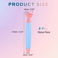 thumbnail image 2 of Uxcell 2Pcs Crayon Stylus Pens for Phone Tablet Laptop Touch Screen Device, Light Blue, 2 of 7