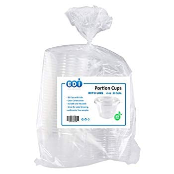 lids cups ounce portion disposable count clear plastic walmart