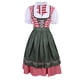 thumbnail image 3 of Disfraz de chica cervecera para Oktoberfest alemán, vestido tradicional bávaro tipo Dirndl con delantal, tallas S a 4XL, 3 of 5