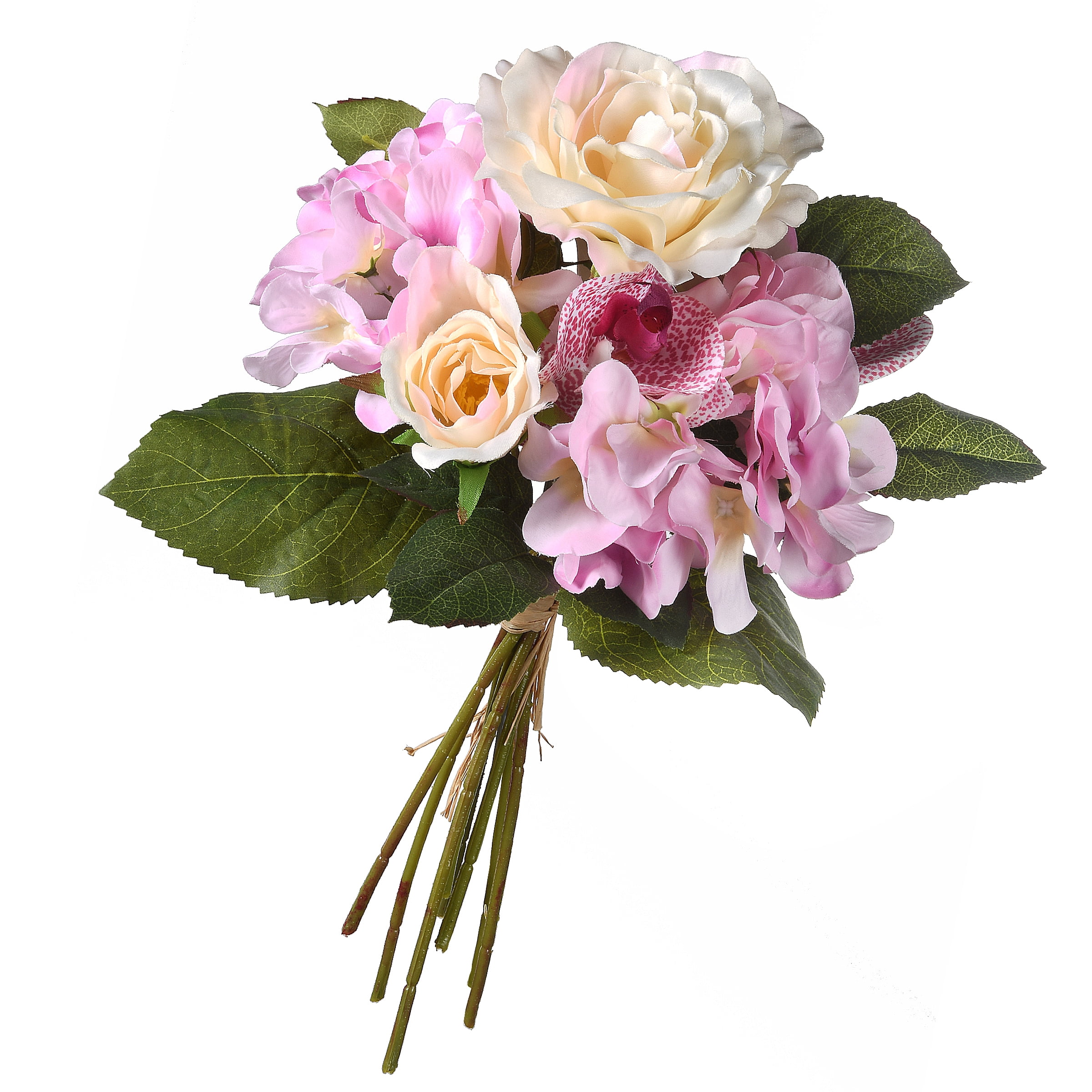 National Tree Company 12' Rose and Orchids Bundle