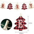 thumbnail image 3 of Merry Christmas Decorations Christmas Flag Raising Scenes Wall Hanging Flags Small Decorations Hanging Flags for Party, 3 of 6