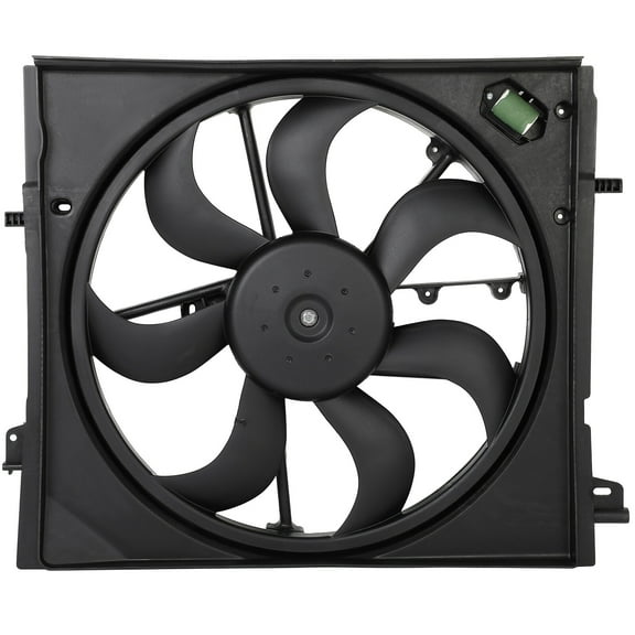 SCITOO 214816MA0A Radiator Cooling Fan Compatible for 2017-2019 for Nissan for Rogue Sport