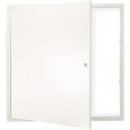 thumbnail image 1 of Metal Access Panel for Drywall Ceiling, 16 x 16 Inch Plumbing Access Doors with Cam Latch Lock, Heavy-Duty Steel Wall Hole Cover, Easy Install Removable Hinged Panel for Wiring & Cables, Silver Metal, 1 of 1