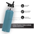 thumbnail image 4 of MAGMALIFE Termo de Acero Inoxidable para Agua y Café 1200 ml (40 oz): Contiene 3 Tapas para Diferentes tipos de Bebidas, Ideal para Mantener la Temperatura Deseada (Azul Capri), 4 of 6