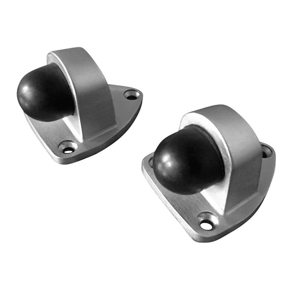 Shepherd Hardware 3406E Heavy Duty Floor Mount Door Stop, 2 Pack