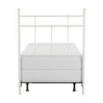 thumbnail image 3 of Hillsdale Furniture Providence Metal Twin Bed with Headboard and Spindle Design, Soft White, 3 of 12