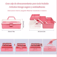 thumbnail image 3 of Kit De Decoración Pasteles 337pcs Accesorios Para Reposteria Rosa, 3 of 5