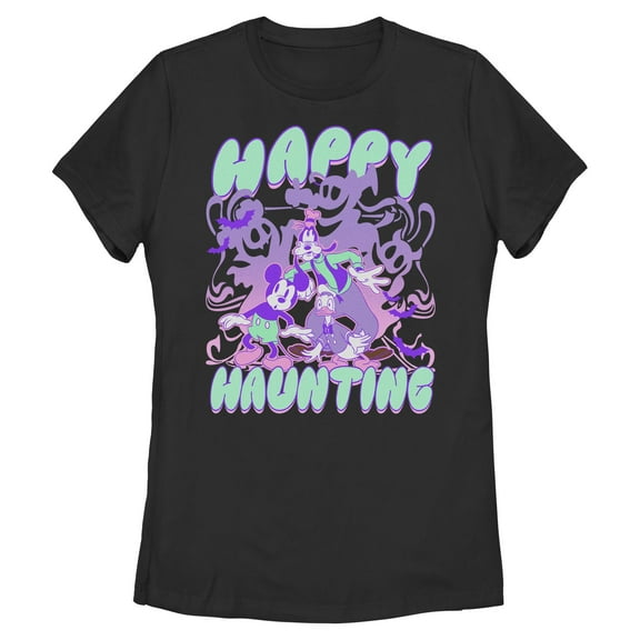 Womens Mickey & Friends Happy Haunting T Shirt