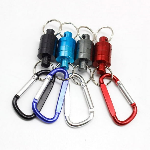 Hebilla magnética fuerte hebilla magnética para montañismo hebilla portátil pesca al aire libre montañismo cuerda de mano perdida inalámbrica hebilla simple juego de hebilla doble
