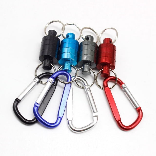 Hebilla magnética fuerte hebilla magnética para montañismo hebilla portátil pesca al aire libre montañismo cuerda de mano perdida inalámbrica hebilla simple juego de hebilla doble