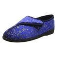 thumbnail image 3 of Zedzzz Womens Janice Touch Fastening Floral Slippers, 3 of 5