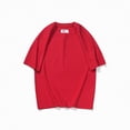 thumbnail image 4 of NIEWTR Boys Short Sleeve Shirts Kids Summer Crewneck T-Shirts Casual Tops Tees（Red,7-8), 4 of 4