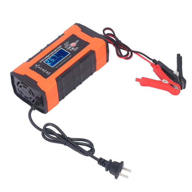 Pulse Repair Battery Charger, US Plug 110-220V Easy Checking Battery Charger For Car