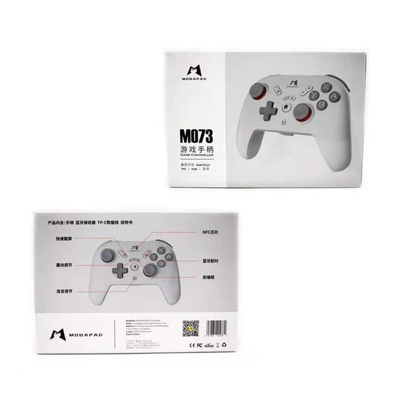 MOBAPAD 2nd Gen Multi-Platform Wireless Controller - Compatible with Switch/PC/Android/iOS, NFC Amiibo Support, Macro Programming, Turbo Rapid Fire & Console Wake-Up Function