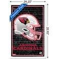thumbnail image 3 of NFL Arizona Cardinals - Neon Helmet 23 Wall Poster, 22.375" x 34" Framed, 3 of 5