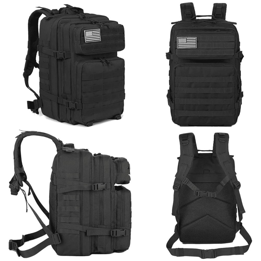 PAKNADA 45L Tactical Backpack,900D Oxford Waterproof Material For Outdoor Hiking Camping & Travel Bag
