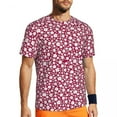 thumbnail image 3 of Running T-Shirt For Men Cute Ditsy Floral T Shirts Popular Flower Print Summer Tees O Neck, 3 of 5