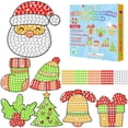 thumbnail image 1 of Art Craft Kit Qyeahkj Christmas, pegatinas con gemas, 7 piezas, bricolaje, 1 of 6