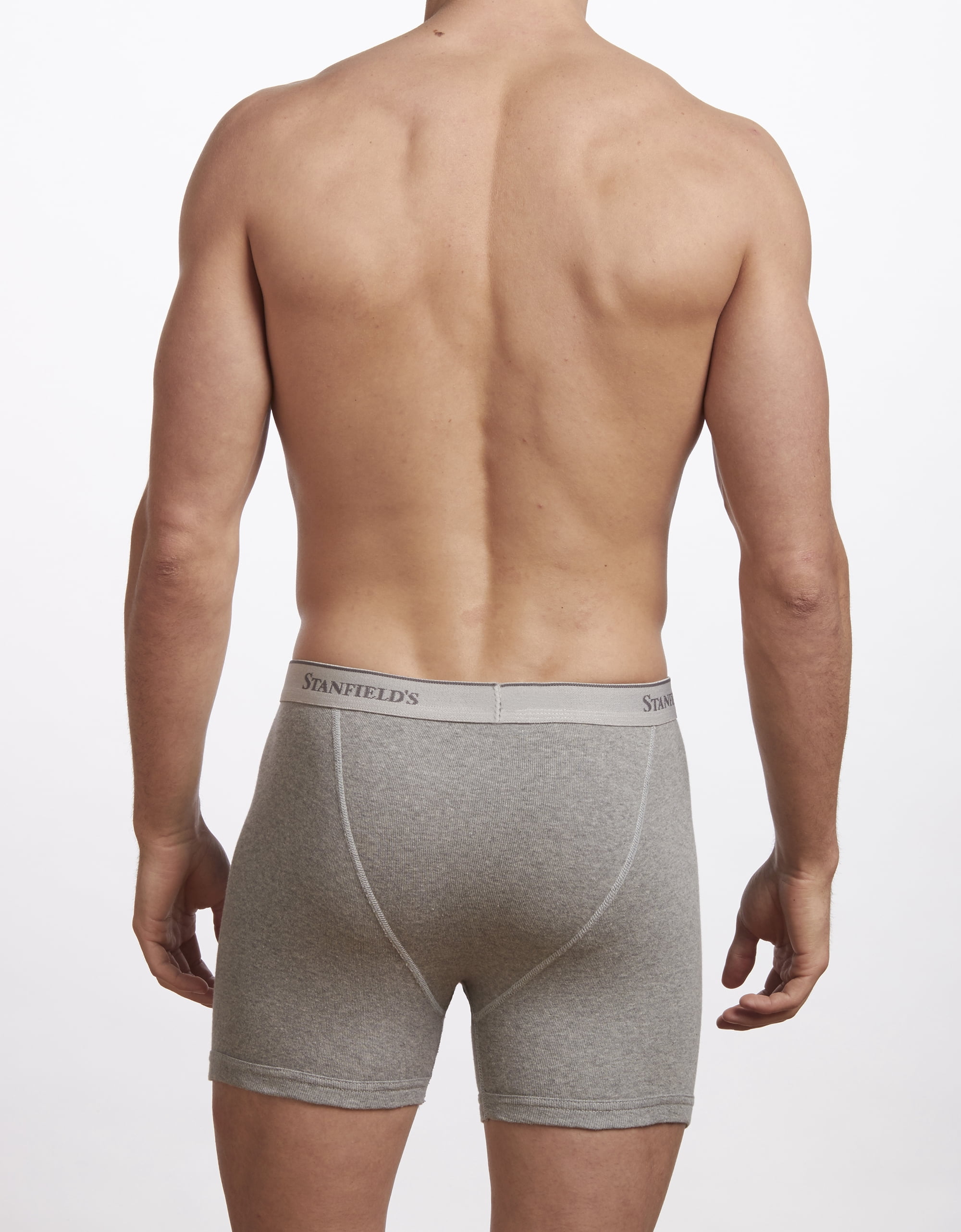 Stanfield's Men's 2 Pack Premium Cotton Boxer Briefs Underwear